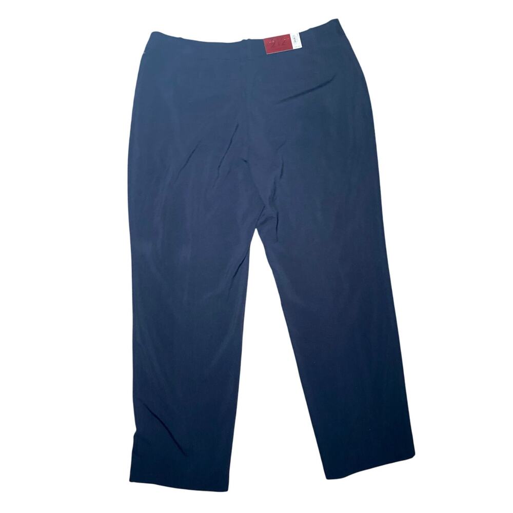 212 Collection Navy Wide Leg Trousers